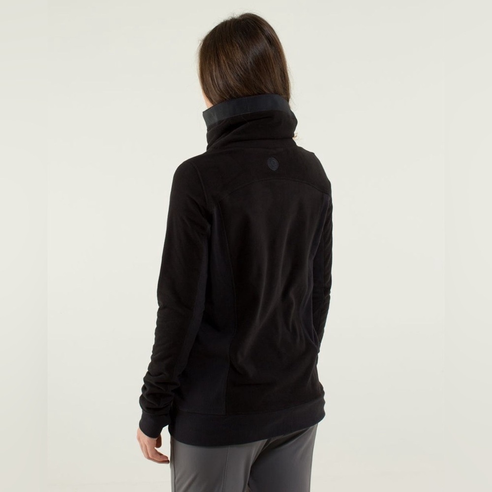 Lululemon Post Chaturanga Pullover Black size 4 - Picture 2 of 12